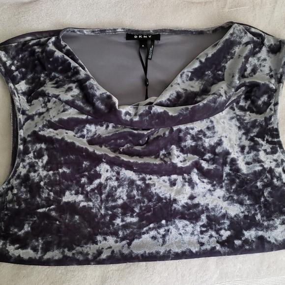 DKNY Cowl Neck Sleeveless Blouse - Picture 2 of 6